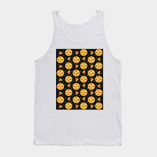 Abstract Pizza Pattern Tank Top